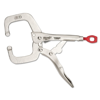 TORQUE LOCK C-Clamp Locking Pliers with Regular Jaws, 6 in, Forged Alloy Steel