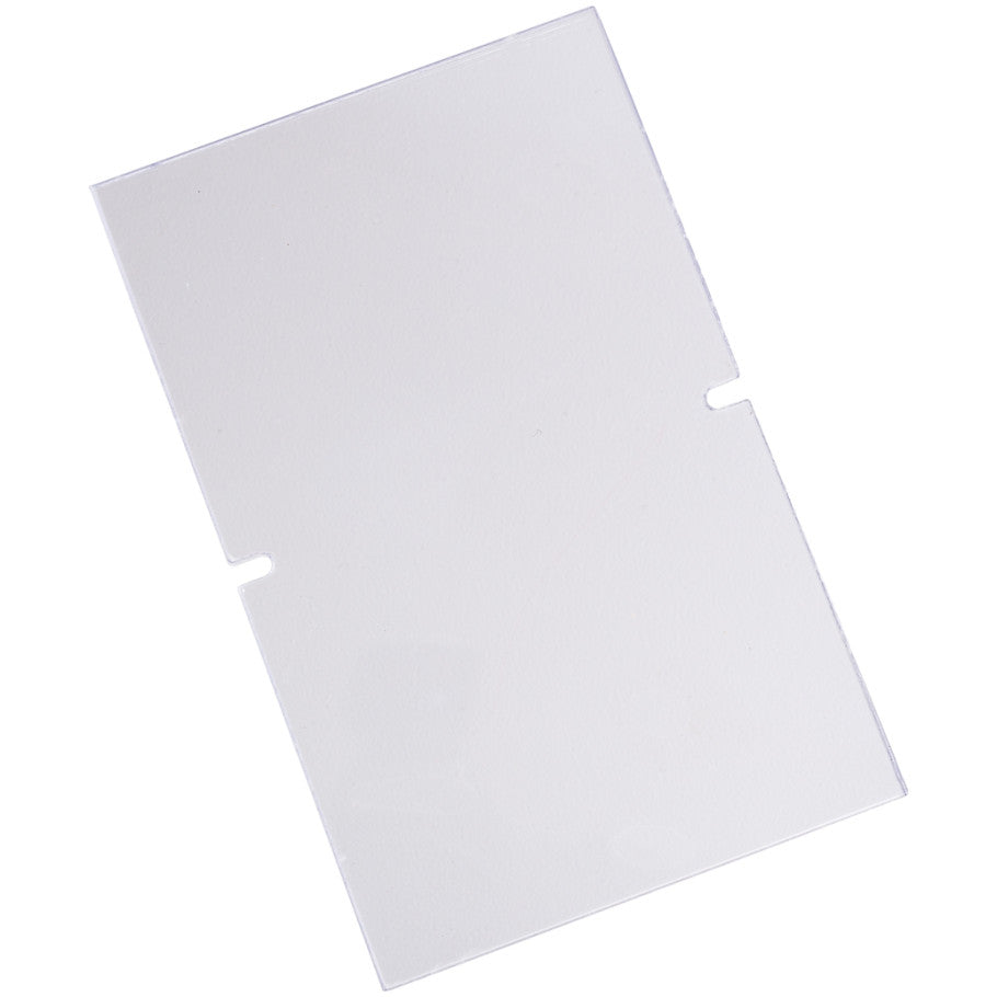 Power Distribution Block Cover, Plastic, Clear, 2.87 W x 4.5 H x 0.06 D in.