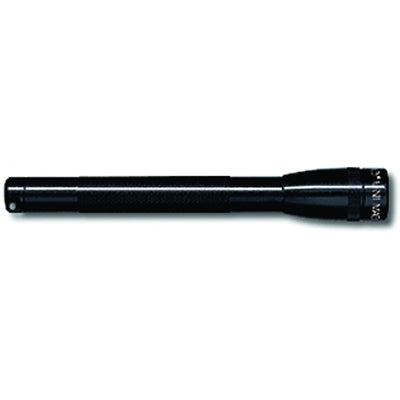 Mini Maglite AAA Flashlight, 2 AAA Batteries, 111 Lumens, Black