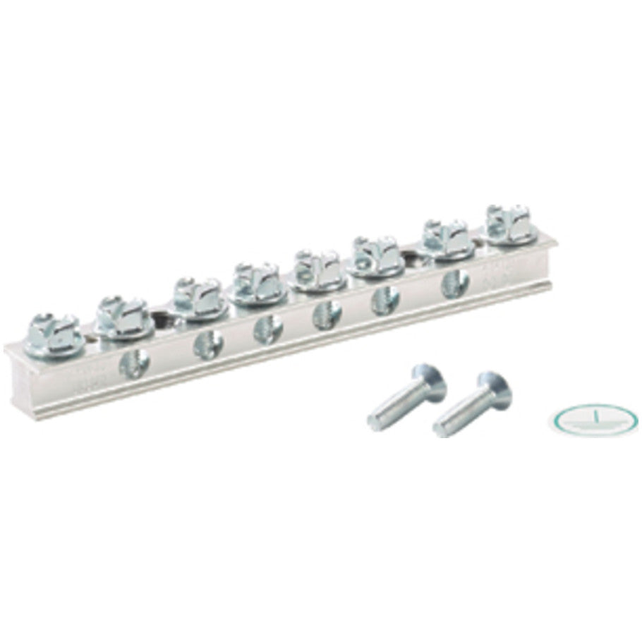 StructuredGround Universal Ground Bar, Silver, Copper, Tin-Plated, 4.92 in. L