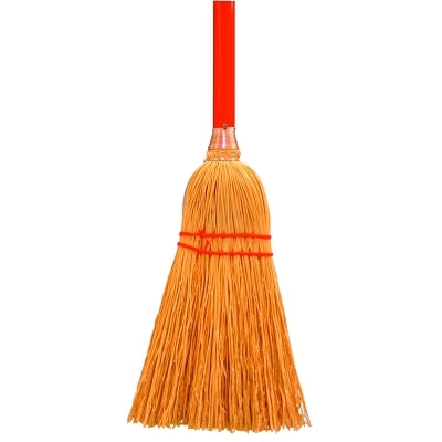 Lobby/Maid's Cart Broom, 24 in, All Corn