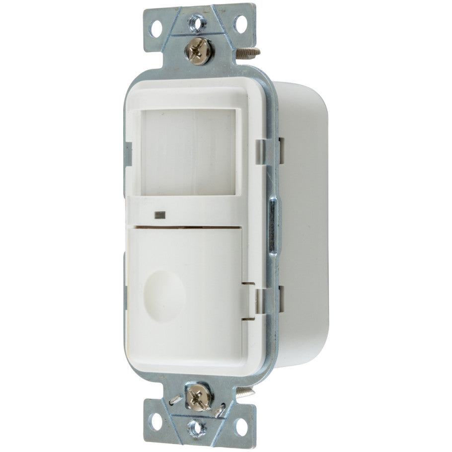 Lighting Controls, Occupancy/Vacancy Sensors, Wall Switch, Passive Infrared Technology, 120/277V AC, White