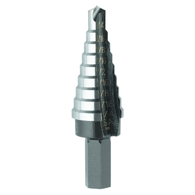 High Speed Steel Fractional Self-Starting, 1/4 in to 3/4 in, 9 Steps