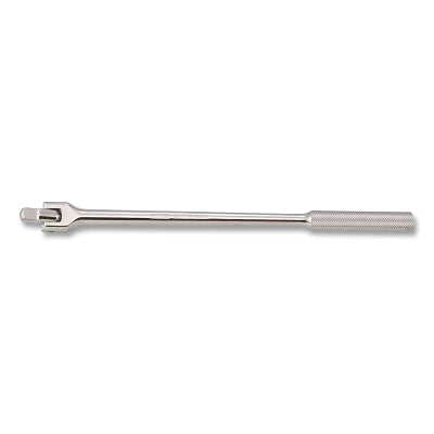 Flex-Handle Breaker Bar, 1/2 in Drive, 15 in OAL, Chrome
