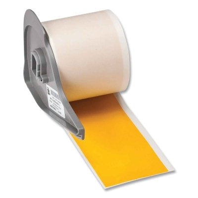 Permanent Adhesive Label Tape for M7 Printers, 50 ft L, 2 in W, Yellow