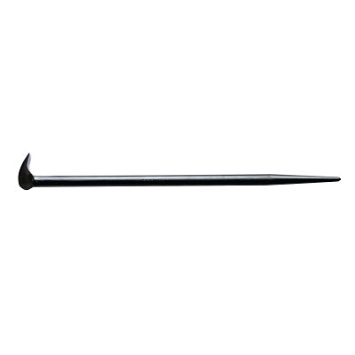 Ladyfoot Pry Bar, 3/4 in x 21 in Stock, Right Angle Chisel/Straight Tapered Point