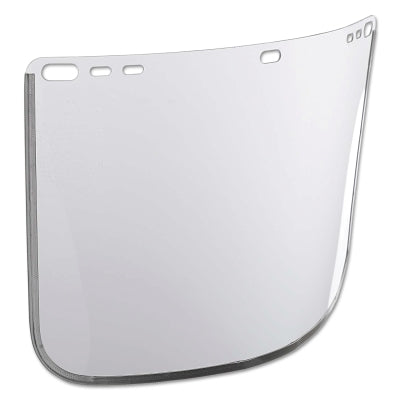 F10 PETG Economy Faceshield, Uncoated, Clear, 15.5 in W x 9 in H, Bound