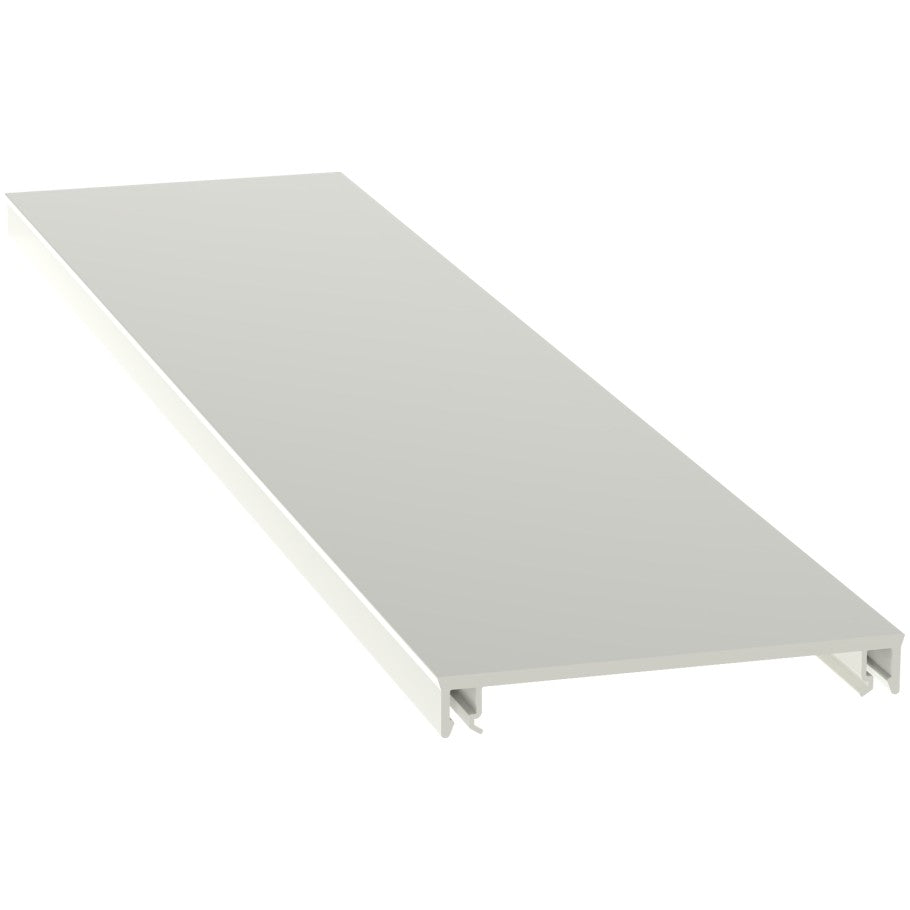 Surface Raceway, T-70 Power Rater Cover, 10 ft, Off-White