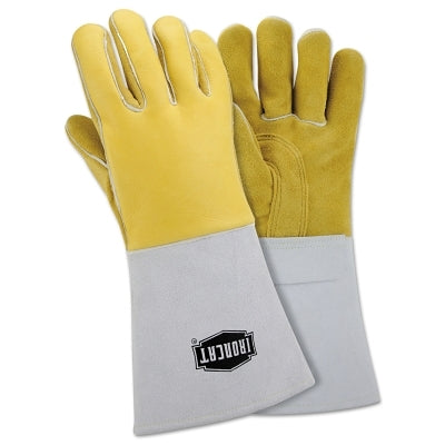 Top Grain Elk Welding Gloves, Top Grain Elk Hide, X-Large, Gray