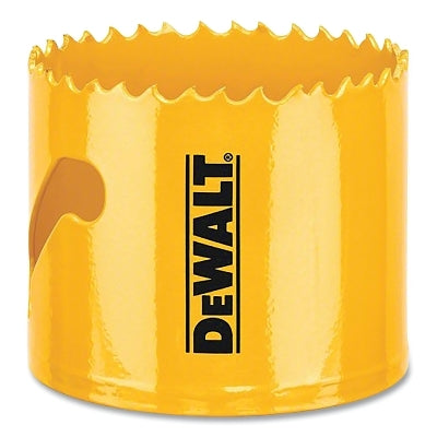 Bi-Metal Hole Saw, 2-9/16 in dia, 1-3/4 in Cutting Depth, Yellow