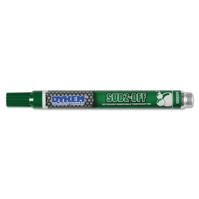 SUDZ OFF Detergent Removable Temporary Marker, Green, Medium