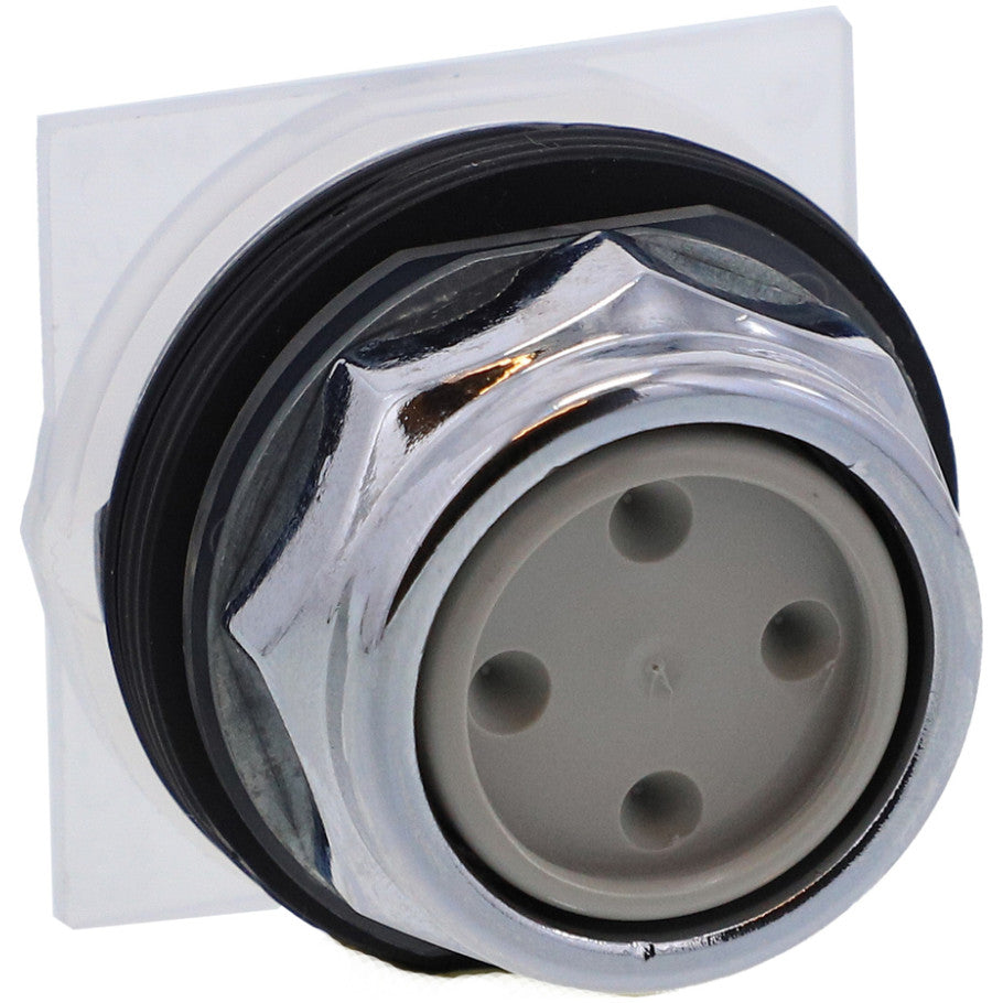 Non-Illuminated 30mm Pushbutton Operator, Momentary, No Contacts, Full Guard, Universal (7) Color Caps