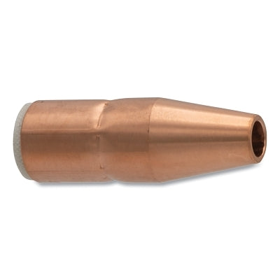 MIG Gun Nozzle, 1/2 in Bore, 1/8 in Recess, Tregaskiss Style, Insulated, Copper