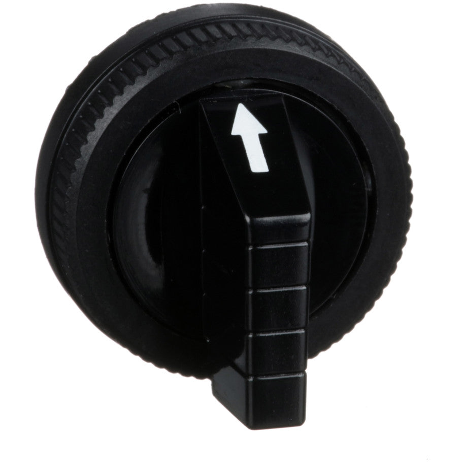 30mm Push Buttons, selector switch short handle, black