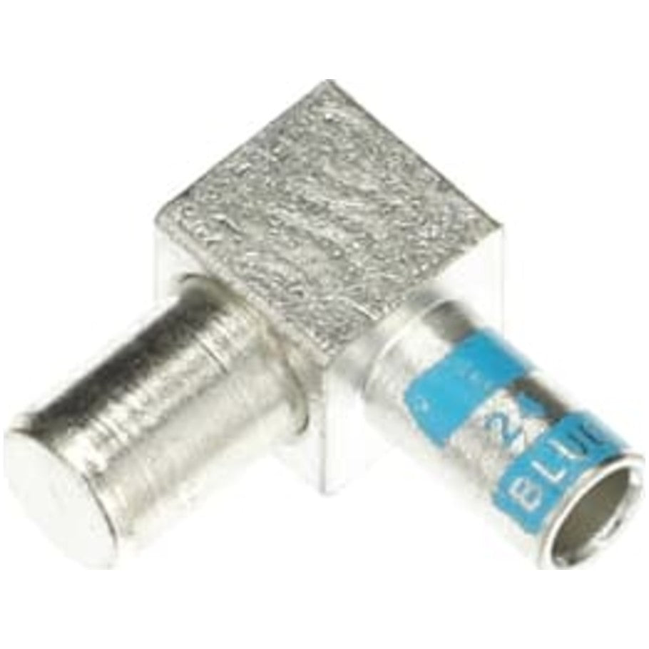 KUBE Male (One Load) Copper Motor Pigtail Disconnect, Wire Size 6 AWG, Body Size 2, Die Color Code Blue