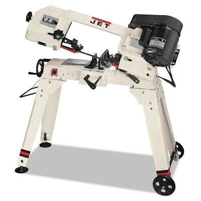 Horizontal/Vertical Bandsaw, Moving Handle, 200 ft/min, 1/2 hp Motor