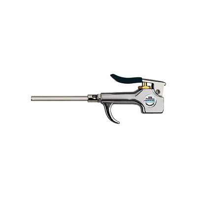 ThumbSwitch Series Safety Air Gun, Brass Venturi Nozzle, 3 in Extension, Rubber-Cushioned Steel Lever
