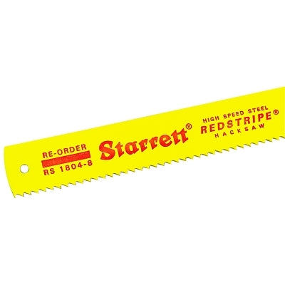 Redstripe HSS Power Hacksaw Blade, 18 in, 0.088 in Thick, 6 TPI