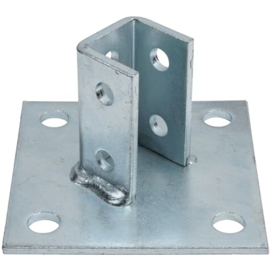Superstrut Electrogalvanized Steel Offset Post Base For Single Strut