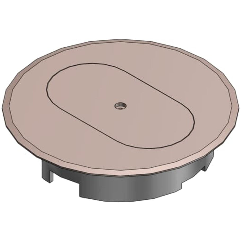 Non-Metallic Round Taupe Floor Box Cover