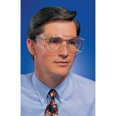 Yukon 9810XL Protective Eyewear, Clear Coated Polycarbonate Lenses, Clear Frame