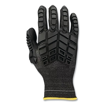 Rig Dog Light NBR High Dexterity Gloves, High Performance Polyethylene, Size 7, Black