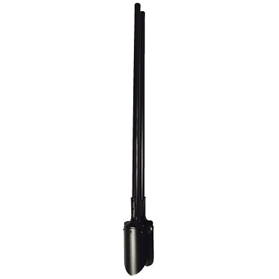 Post Hole Digger, 11.25 in Blade L, 6 in Spread, Hercules Pattern with Beveled Digging Edge, 48 in L Tubular Steel Handle
