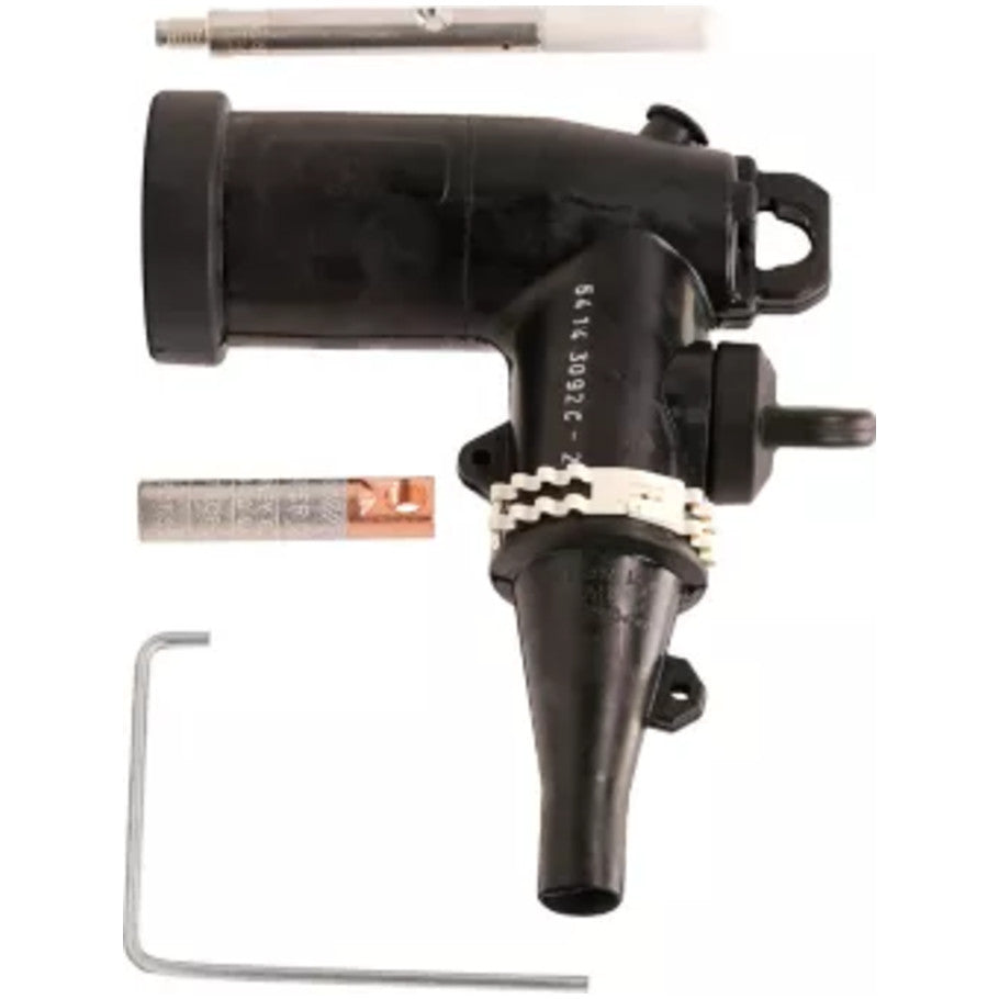 Load Break Elbow, 4/0 AWG Str, 250 AWG Sol, 7.6 L x 9 H x 2.9 in. W, 200A