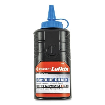 Chalk Refill, 8 oz Bottle, Blue