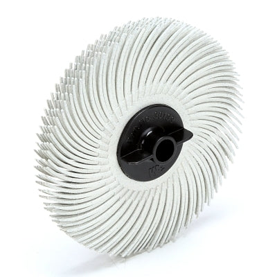 3M 048011-30127 Radial Bristle Discs, 3 in Dia, 3/8 in Arbor, Ceramic