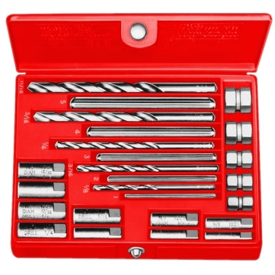 Screw Extractor Set, Drill Bits 1 to 5, Extractors 1 to 5, Drill Guide Models 921 to 1821