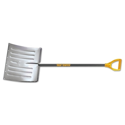 Arctic Blast Snow Pusher, 14 1/2 in L X 18 in W Blade, 48 in Hardwood Poly D-Grip Handle