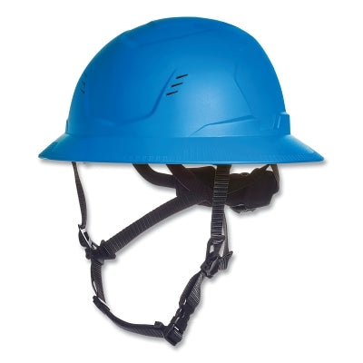 V-Gard H2 Safety Helmet, Type II, Full Brim, Rachet Suspension, Vented, Mips System, Blue