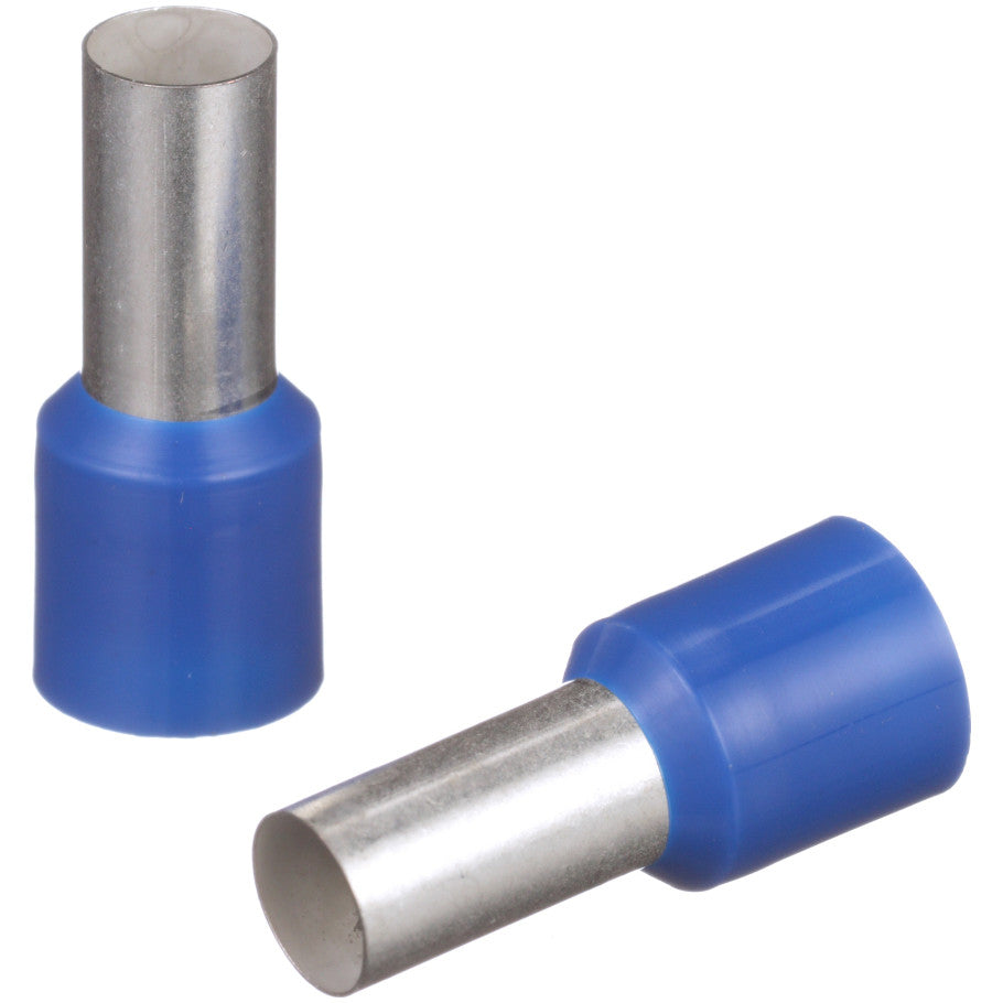 Insulated Ferrule, 6 AWG, Copper, Blue