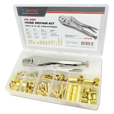 Hose Repair Kits, Includes Splicers, Crimping Tool, Couplers, Nuts, Nipples