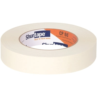 CP 66 Contractor Grade High Adhesion Masking Tape, 24 mm W, 60 yd L roll, Natural