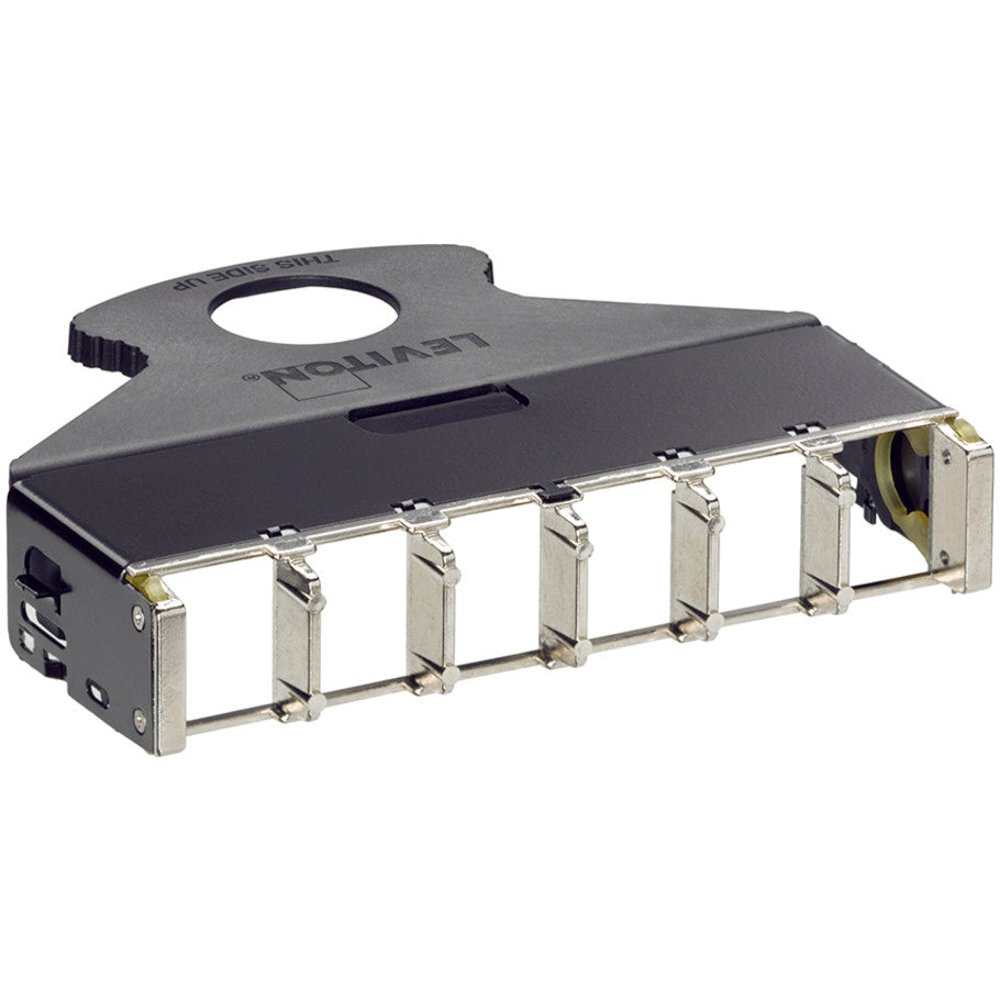 Copper Cross Connect Hardware, Plastic, Steel, 6 Port, Snap-In, 4.35 x 0.82 x 3.58 in., UTP