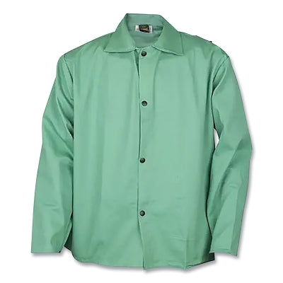 Lightweight Flame Resistant Welding Jacket, 6230, Westex FR7A, 2XL, Green