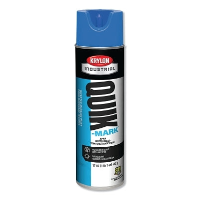 Quik-Mark APWA Water-Based Inverted Marking Paint, 12 oz Aerosol, Blue