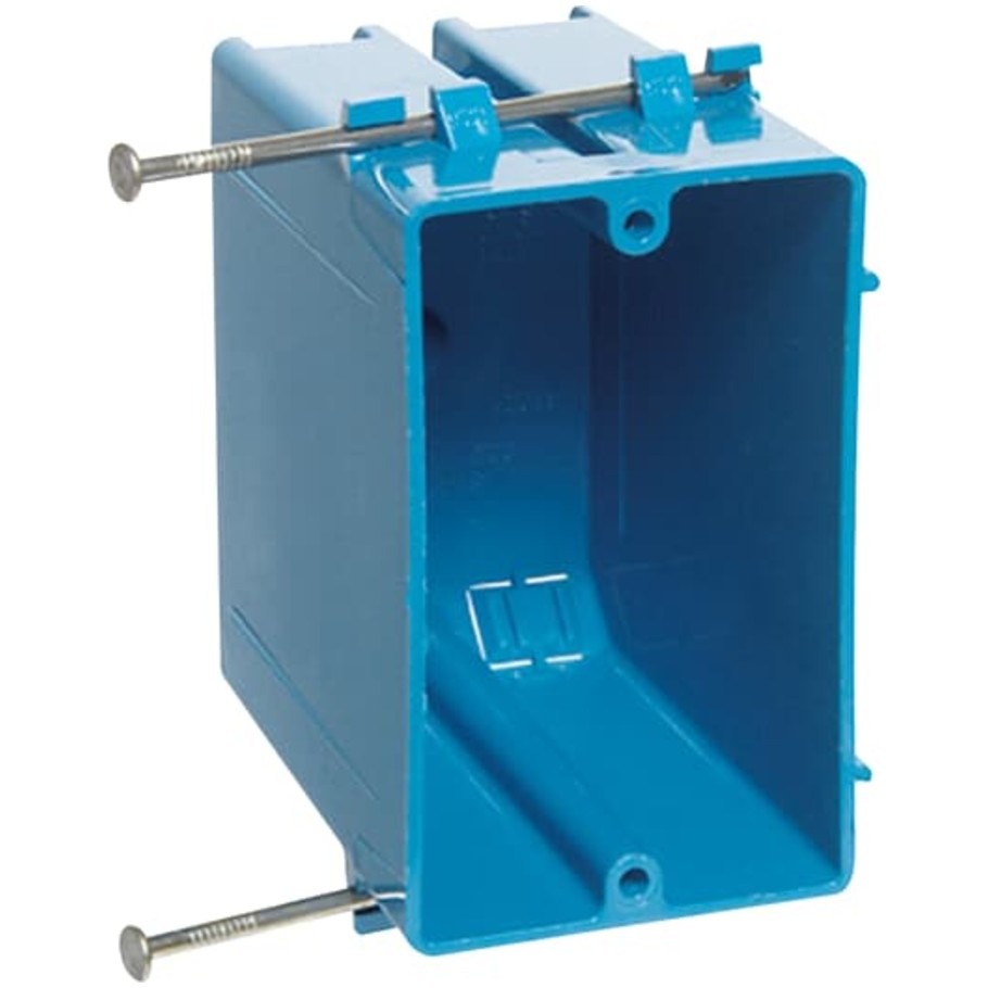 Blue Polycarbonate Outlet Box