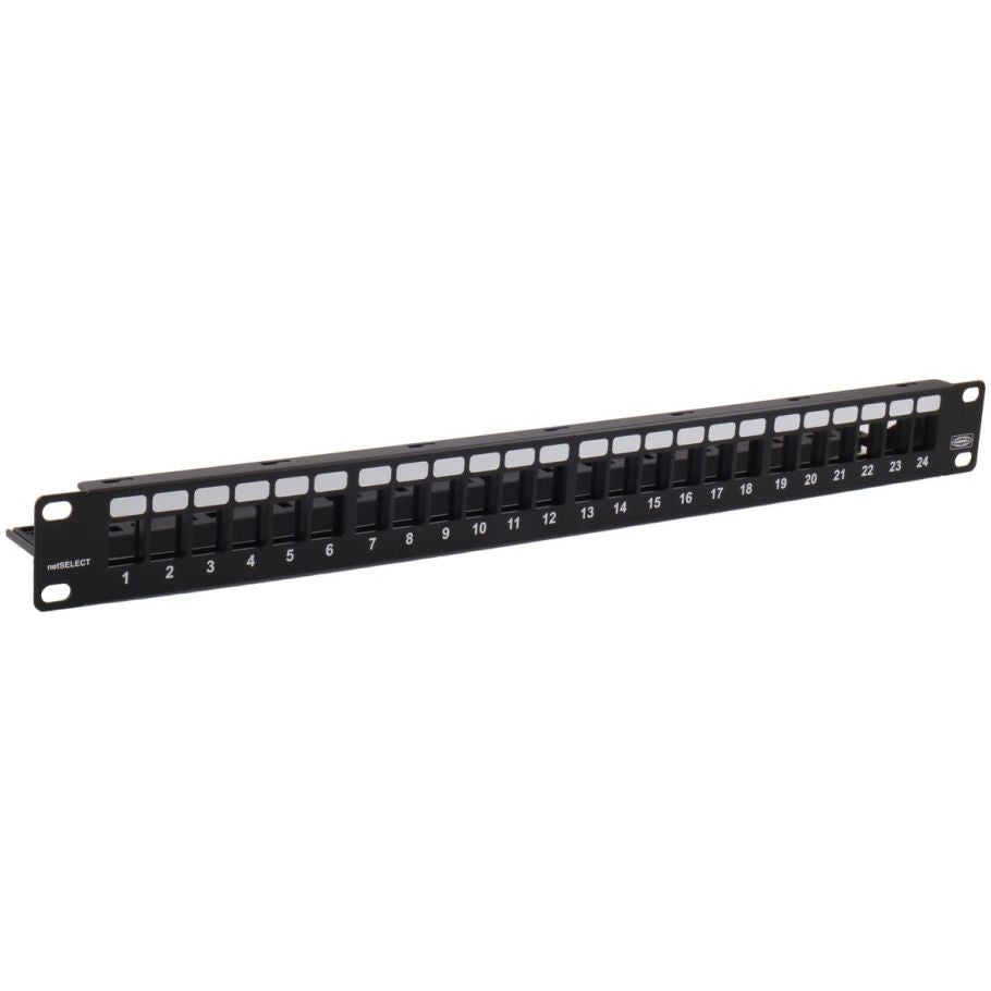 Copper Solutions, Patch Panel,Unloaded, NetSelect, 24-Port, 19" Width X 1.75" Height