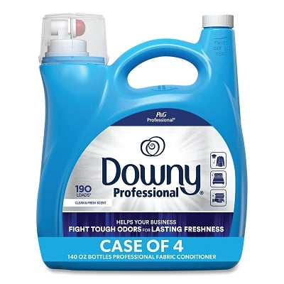 Commercial Liquid Fabric Softener, Fresh Scent, 140 oz, Pour Bottle