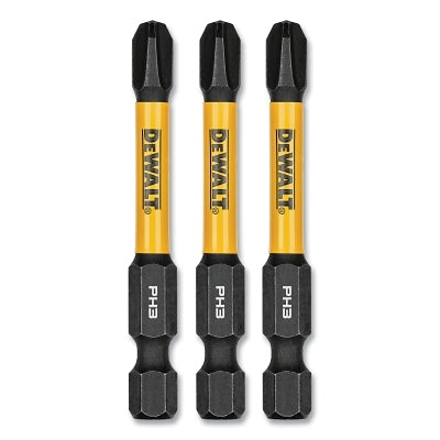 FlexTorq Phillips Impact Bit, 2.25 in L, #3, 3 Pack