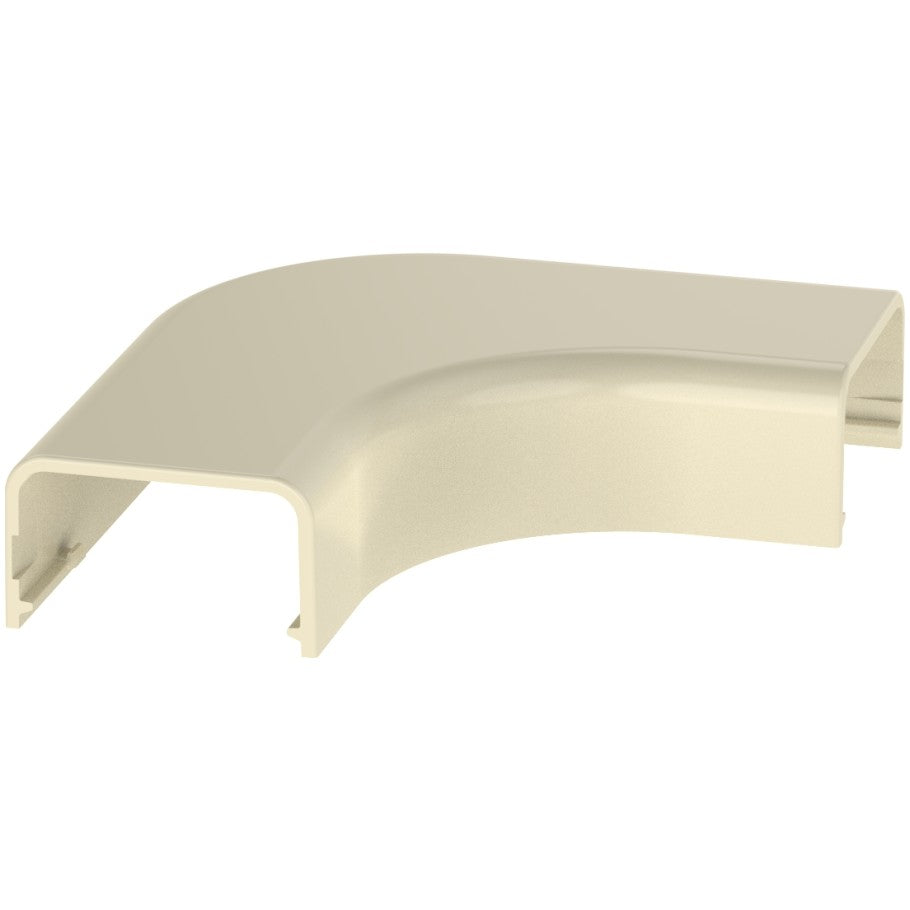 Surface Raceway, LD5/LDPH5 Right Angle, Electric Ivory