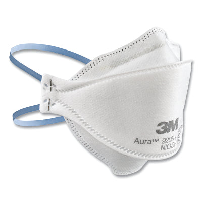 3M 9205+ Aura Series N95 Particulate Disposable Respirator, 9205+, Non-Oil Based Particles