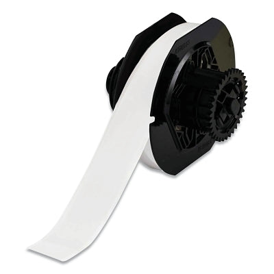 B30 Series Continuous Indoor/Outdoor Vinyl Label, 1.125 in x 100 ft, White