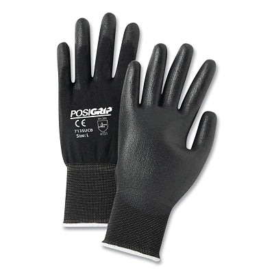 PosiGrip Coated Glove, Small, Black