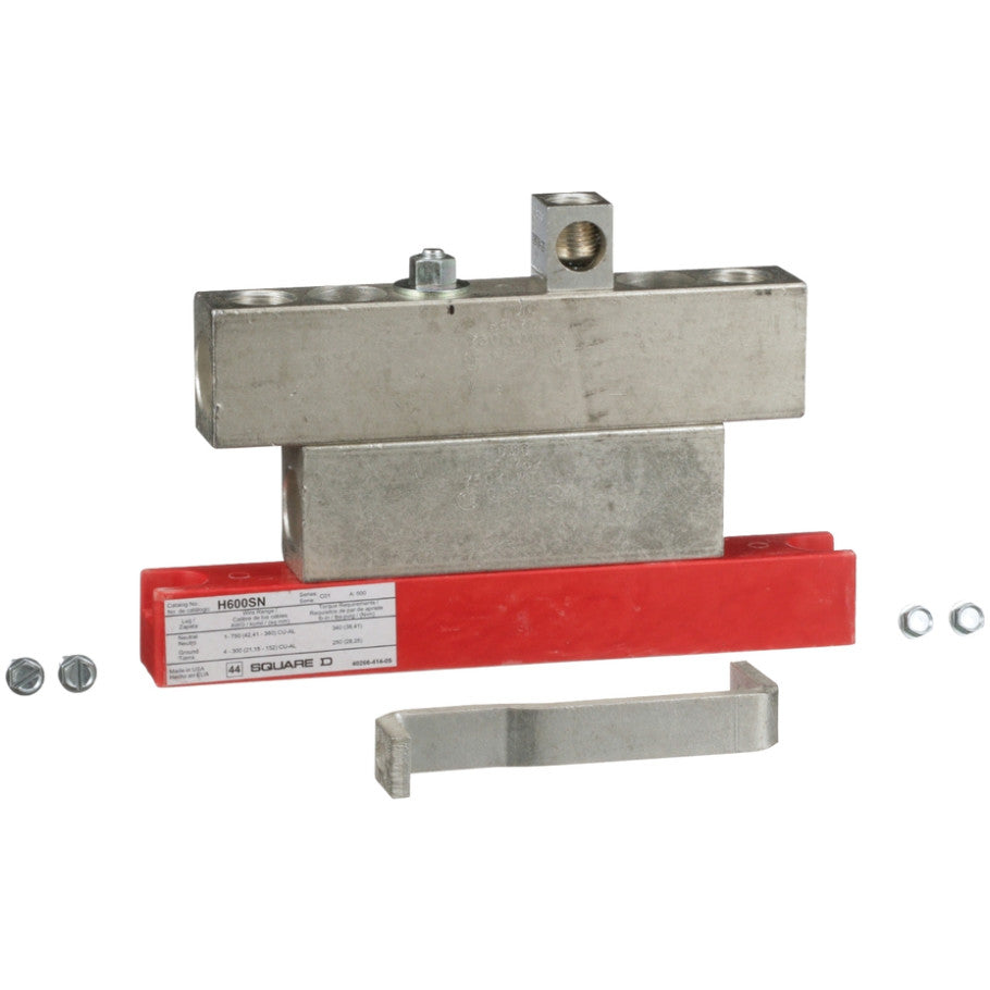 Neutral Assembly, Field Installed, For 400A and 600A Fusible and Non Fusible 240/600V Safety Switches
