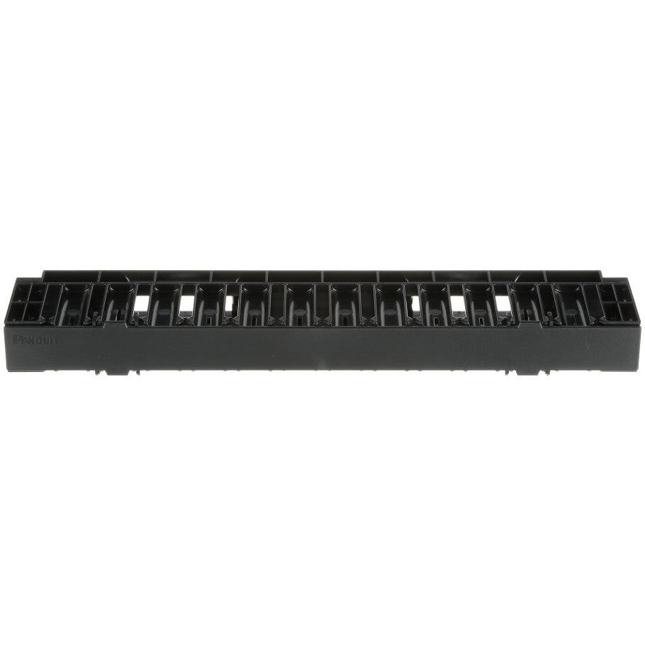 NetManager Cable Manager, Horizontal, Plastic, Single-Sided, 1 RU