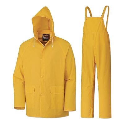 3-Piece Repel Rainwear, 0.35 mm, Yellow, X-Large